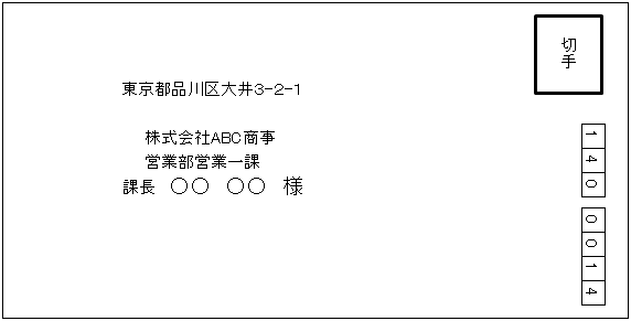 郵便封筒の書き方と会社員の押し方について ビジネスマナー みじゅの経理 簿記奮闘記